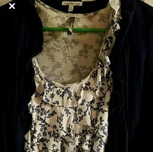Blouse and sweater